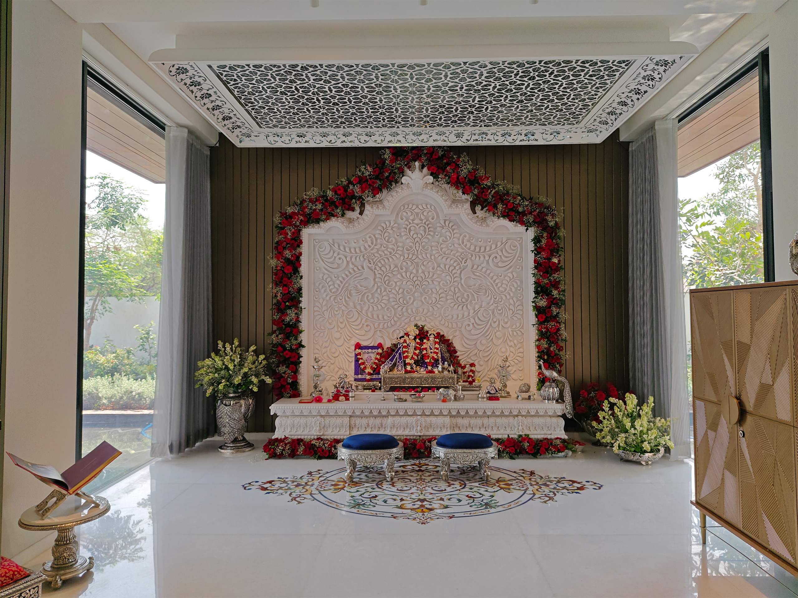 Spiritual mandir inside home